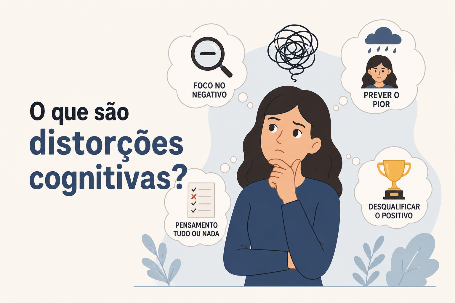 O que são distorções cognitivas?