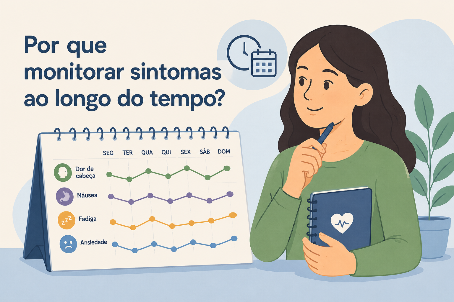 Por que monitorar sintomas ao longo do tempo?